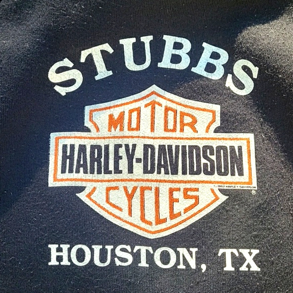Vintage 1989 Stubbs Harley Davidson
